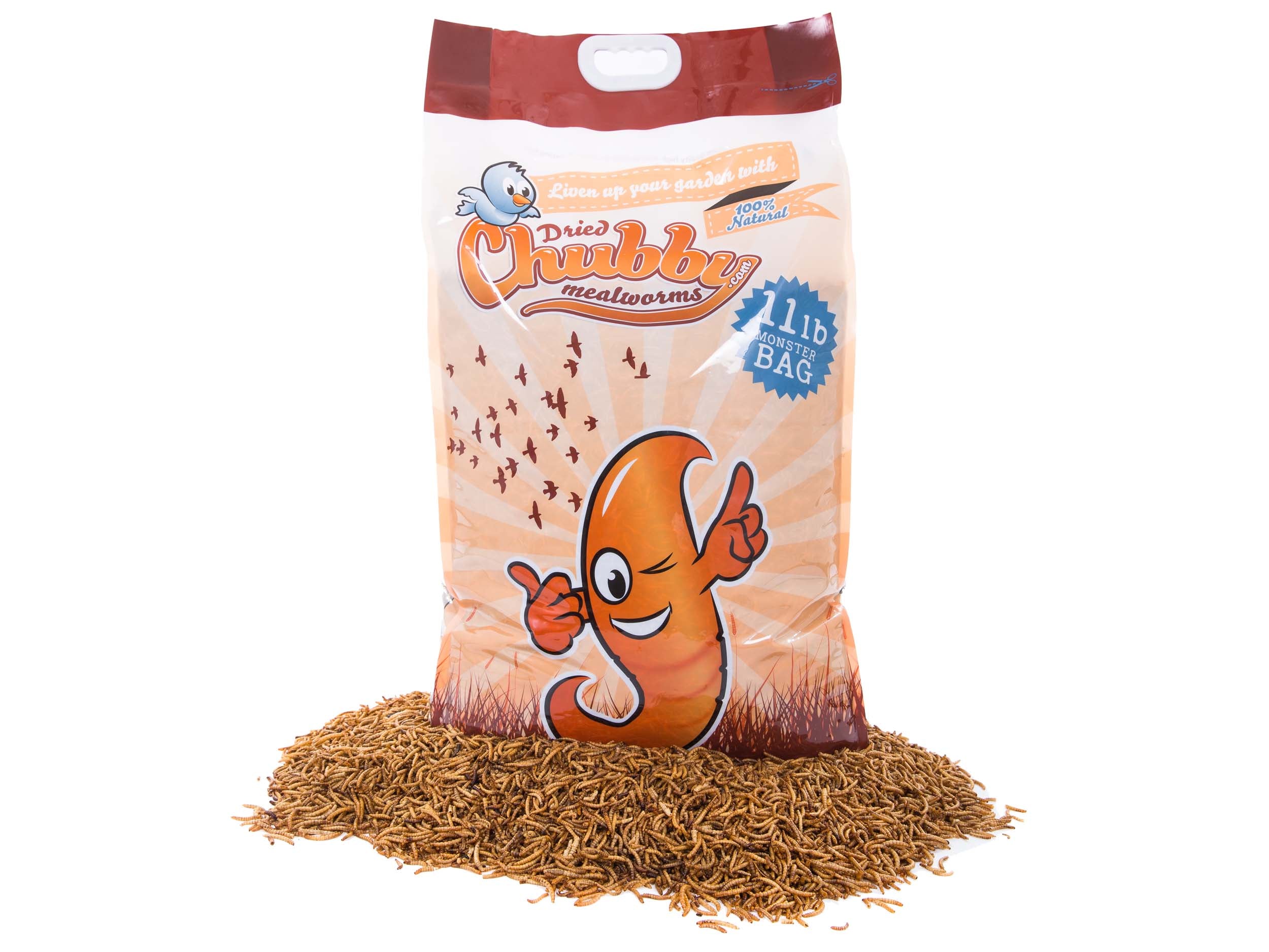 4.99Kg (11Lbs) Chubby Dried Mealworms
