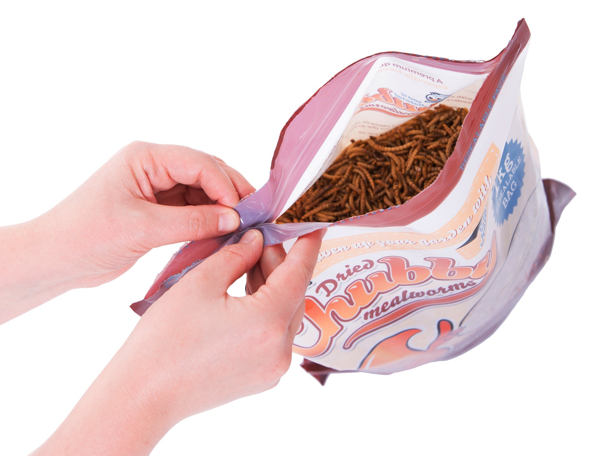 1.82Kg (4Lbs) Dried Chubby Mealworms -  - 4