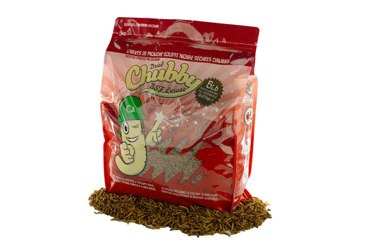 5lb Canadian BSFL package - premium Quebec grown grubs