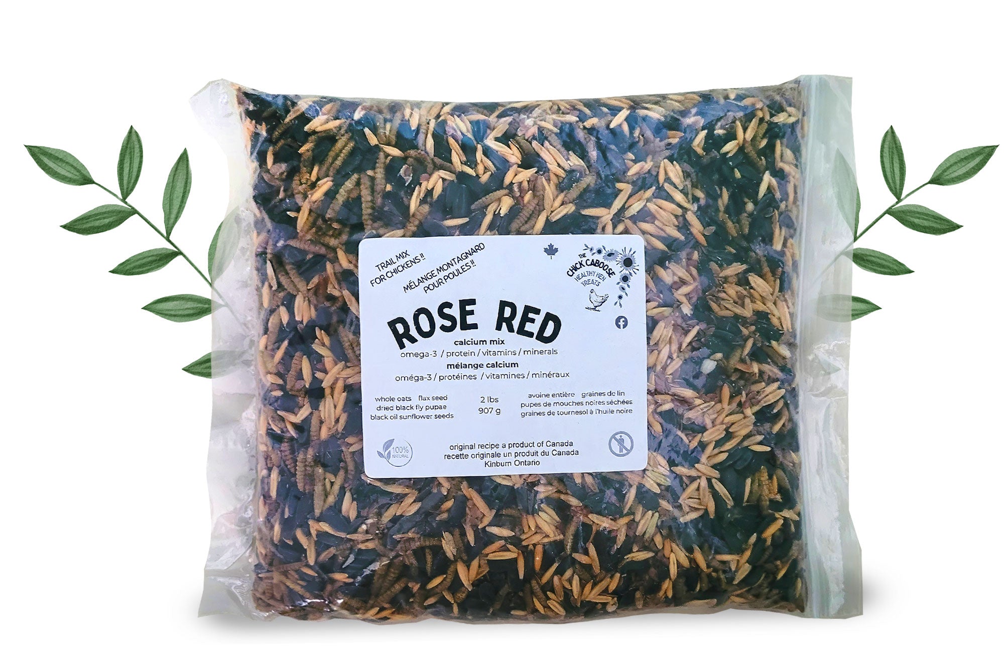 Chick Caboose ROSE RED Trail Mix 2lbs