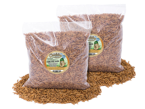 Larves de mouche soldat noire séchées et potelées de 4 lb